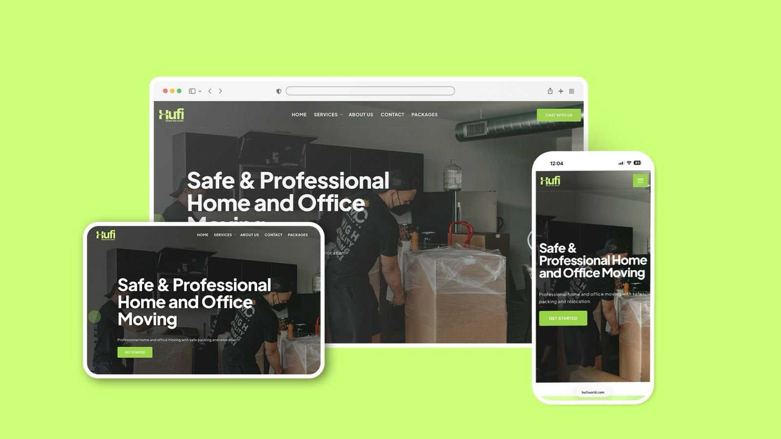 HUFI WORLD — Marine & Moving Services Website